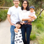 Susanne & Ryan Nagata with their daughters Penny & Joey